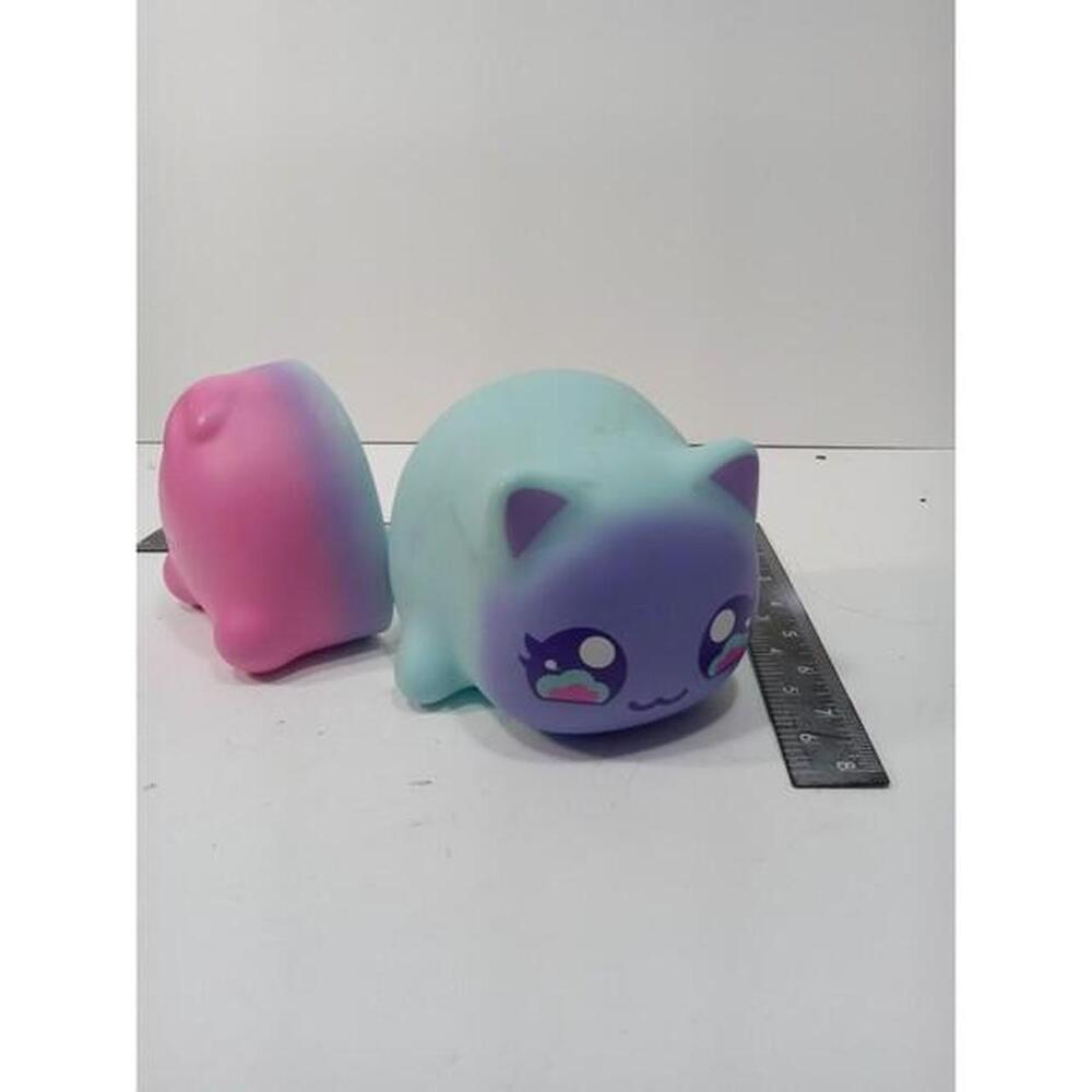 Pastel Cat Storage Container Toy Box Pink Blue Purple Kawaii Cute Kids Room